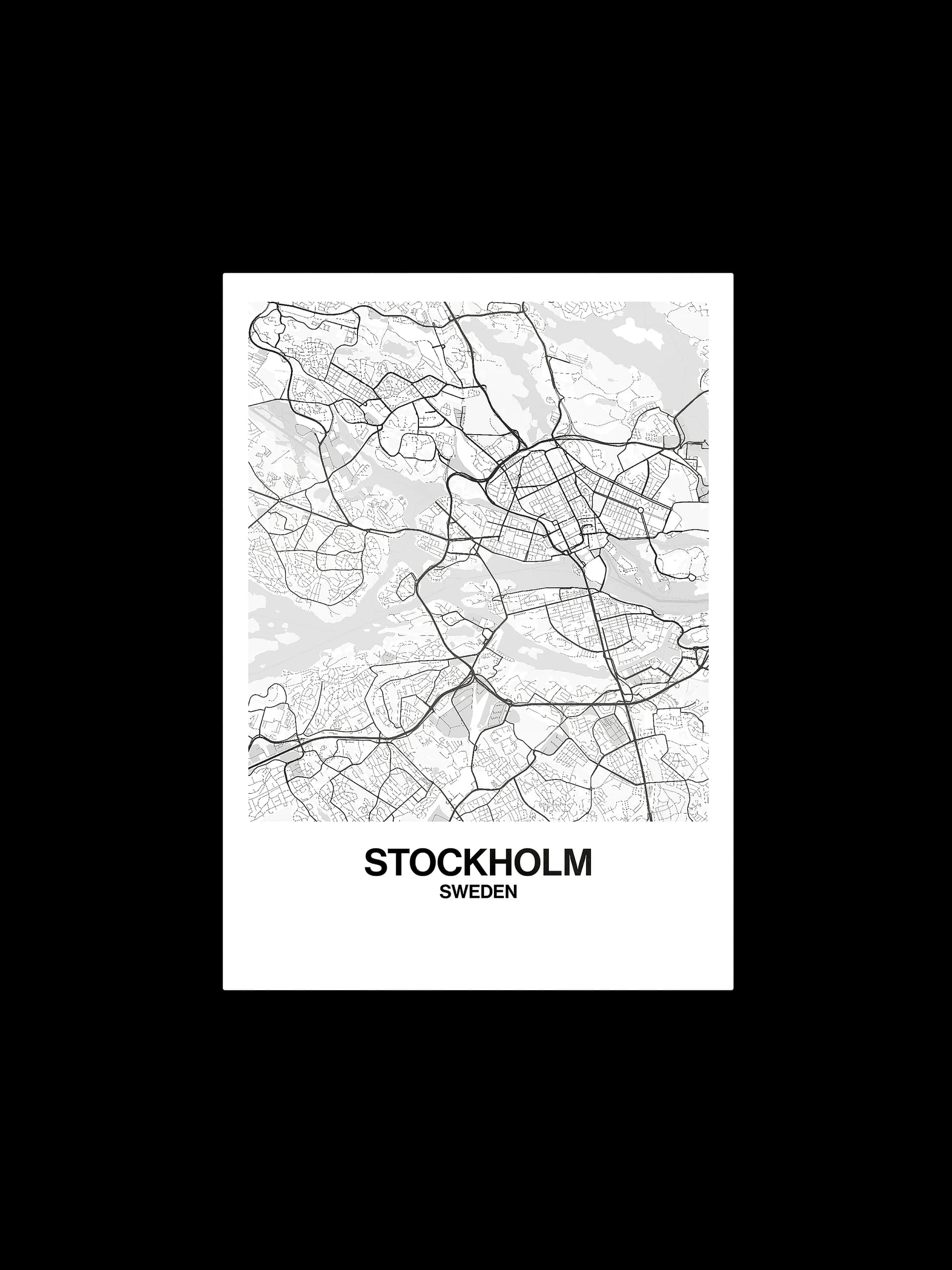 Stockholm map poster, image 1