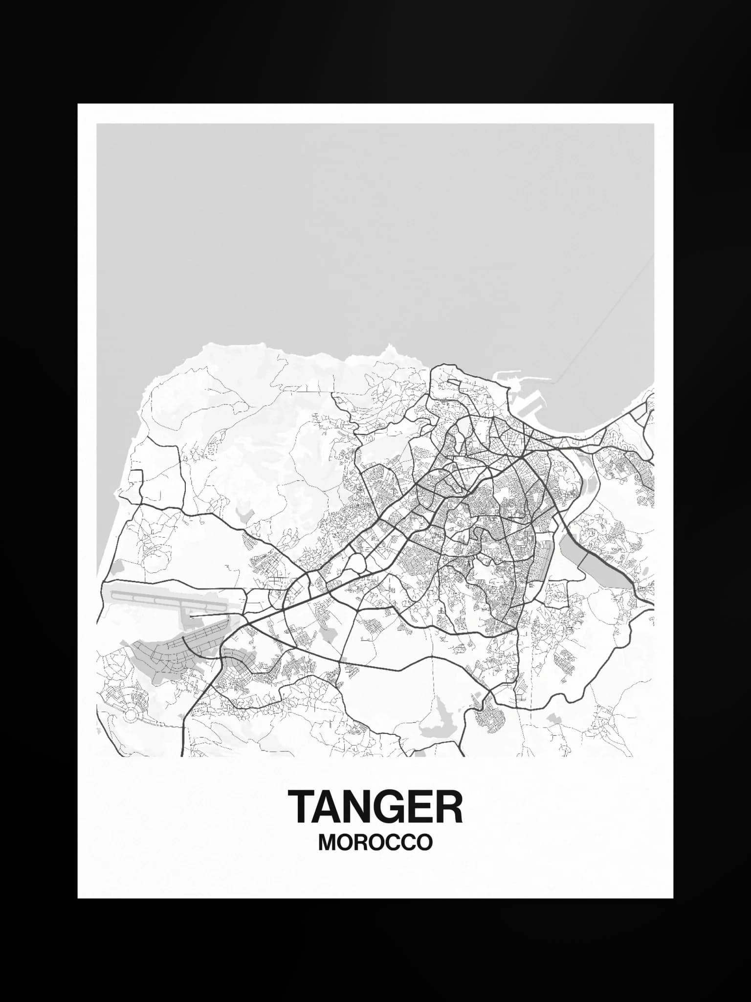 Tanger map poster, image 3