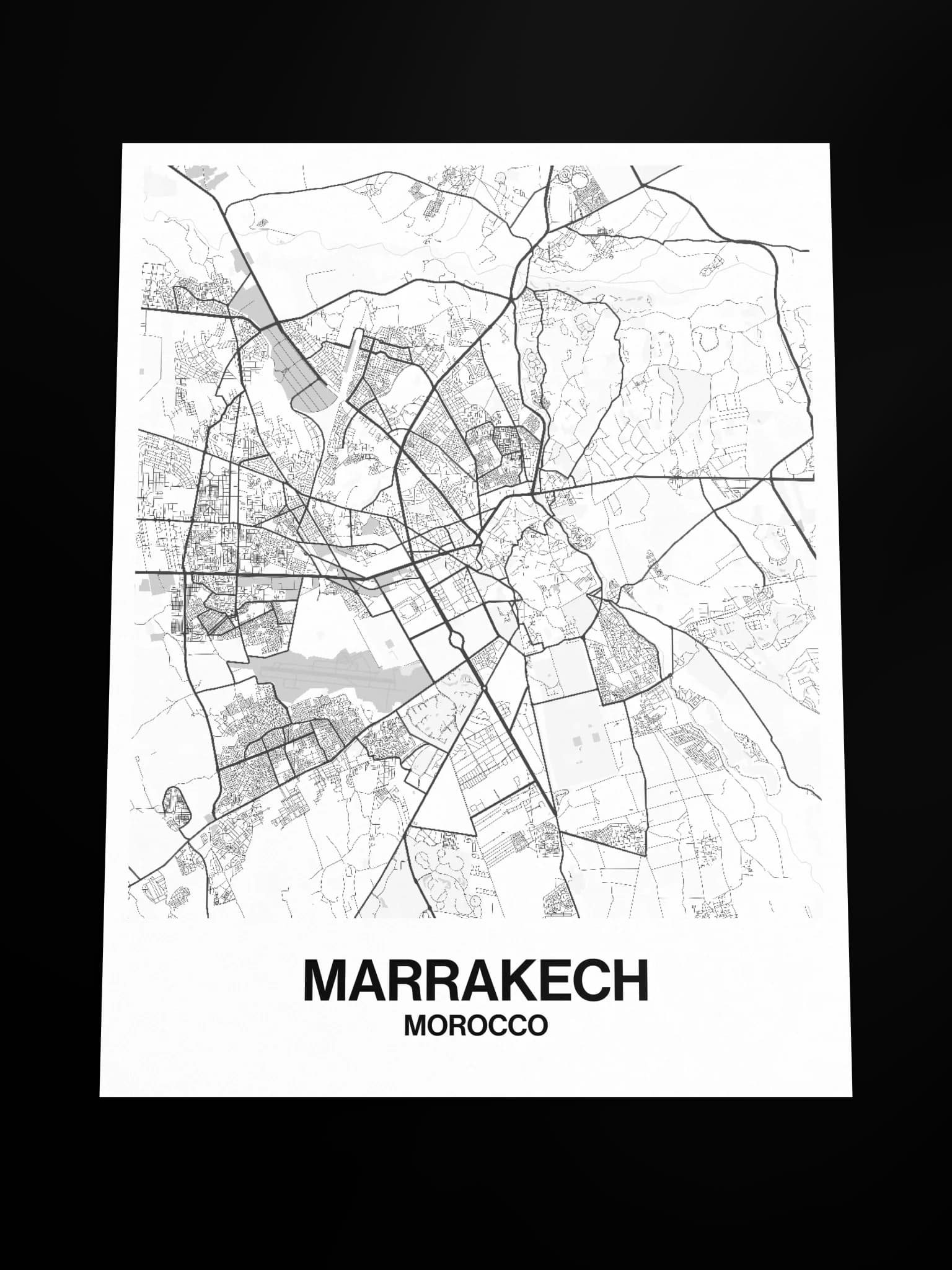 Marrakech map poster, image 6