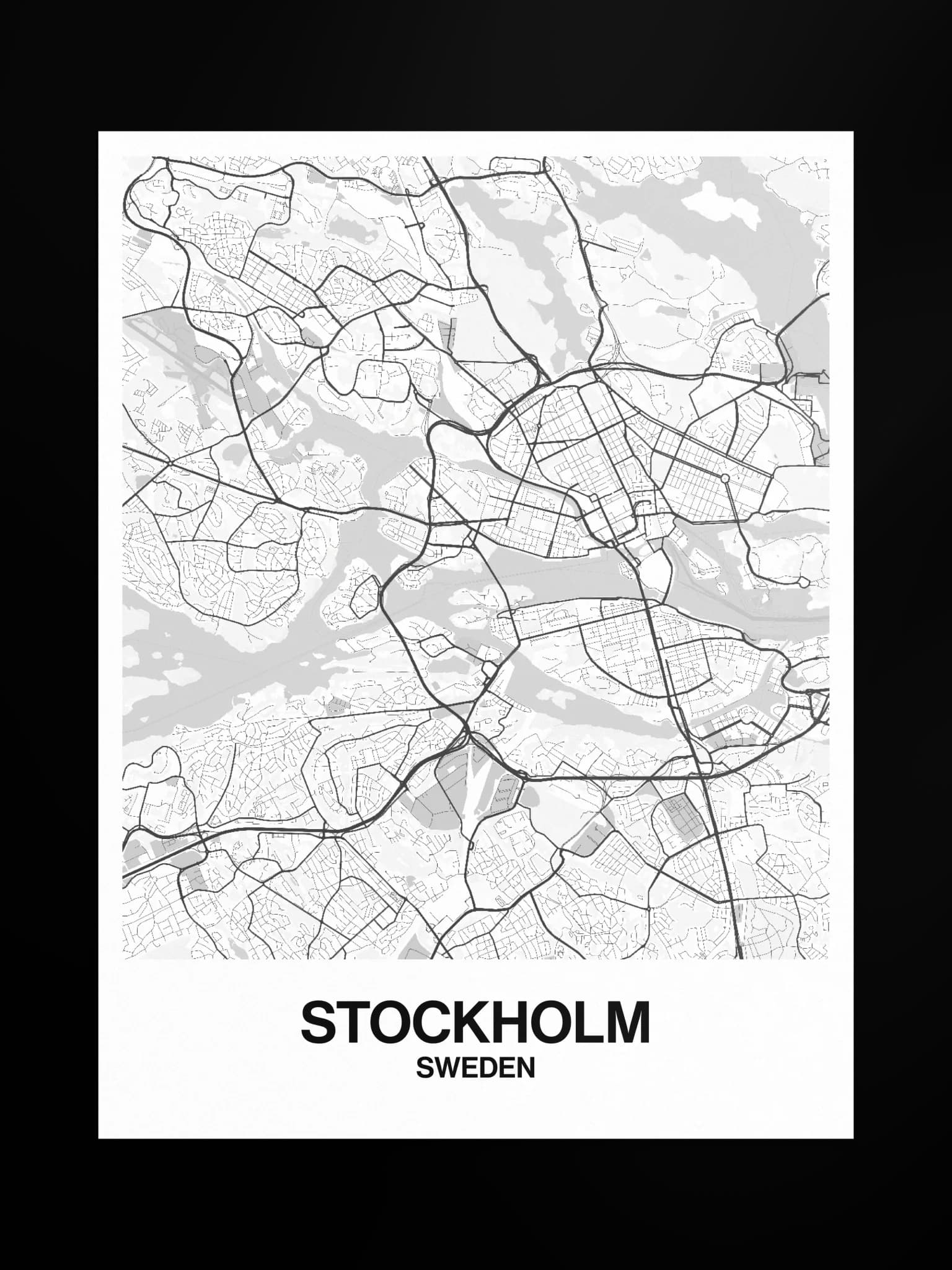 Stockholm map poster, image 3