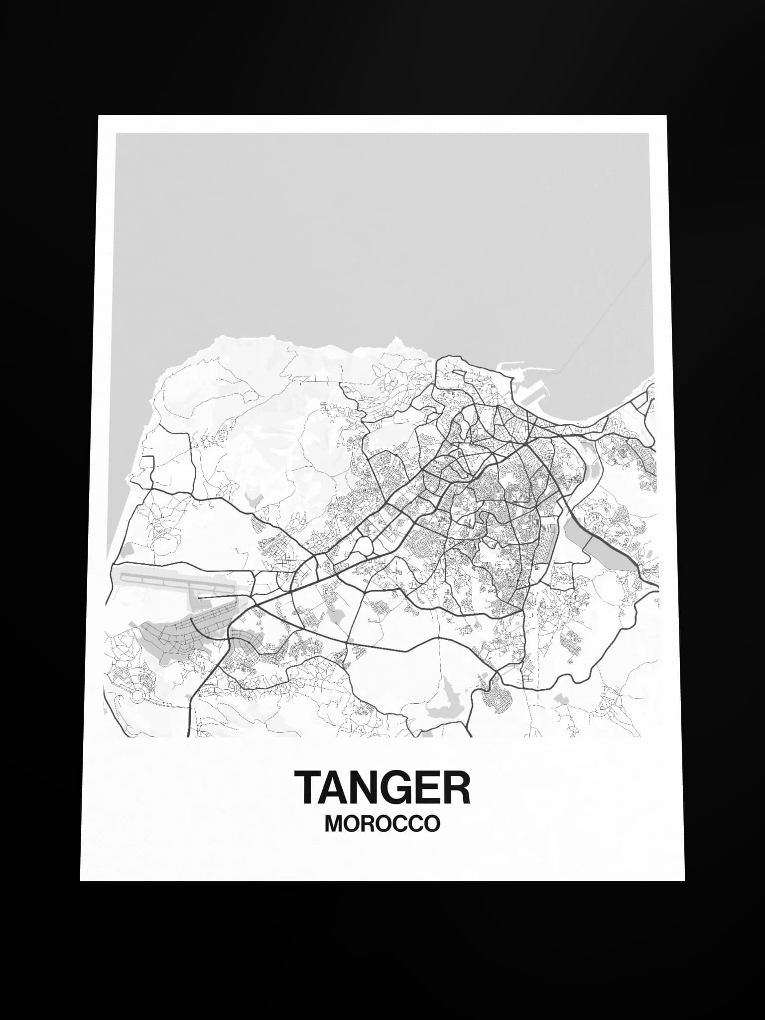 Tanger map poster, image 6