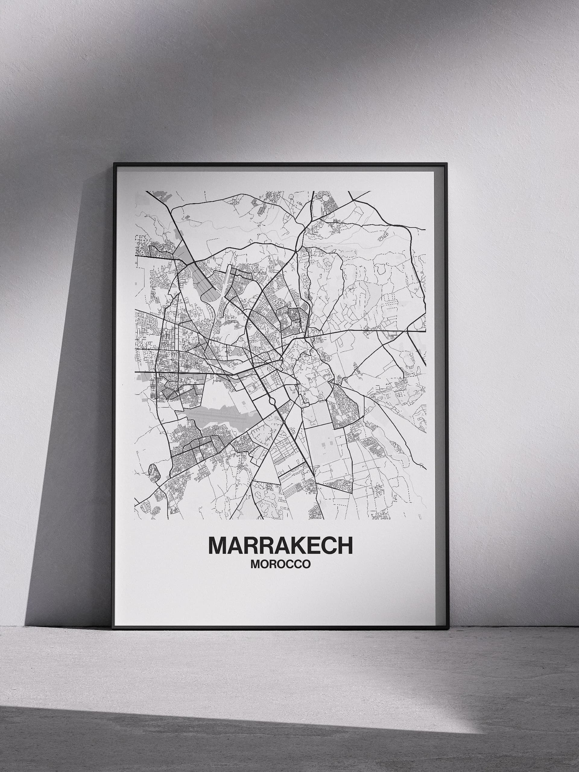 Marrakech map poster, image 2