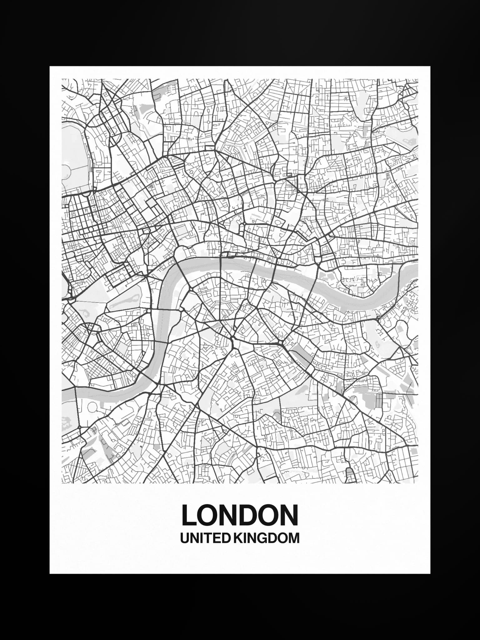 London map poster, image 3