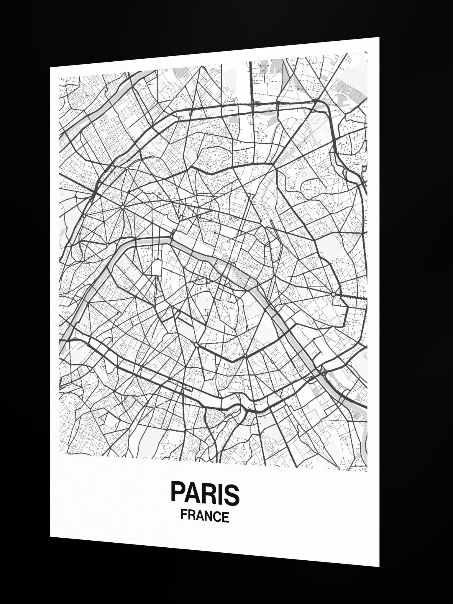 Paris map poster, image 4