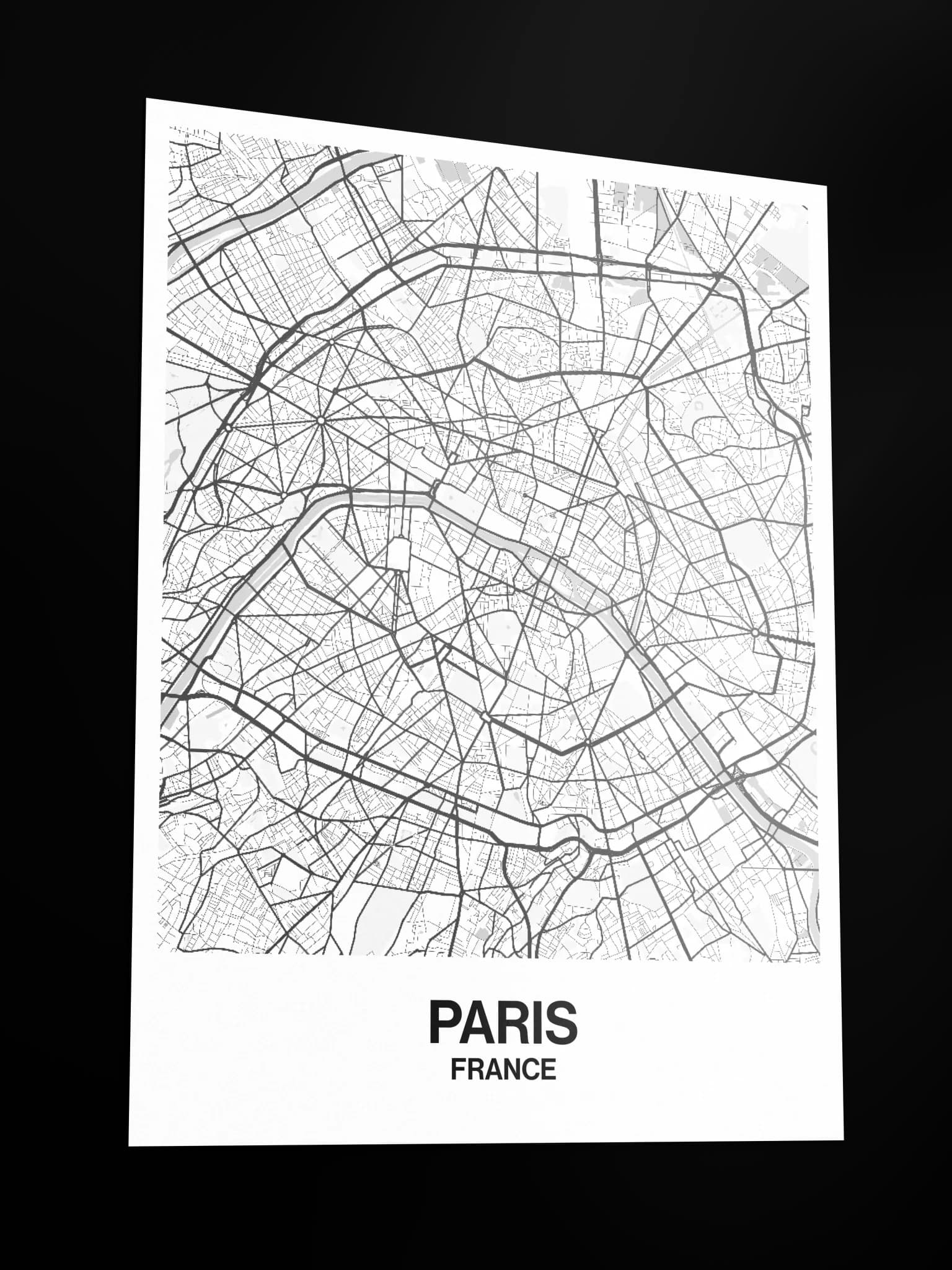 Paris map poster, image 5