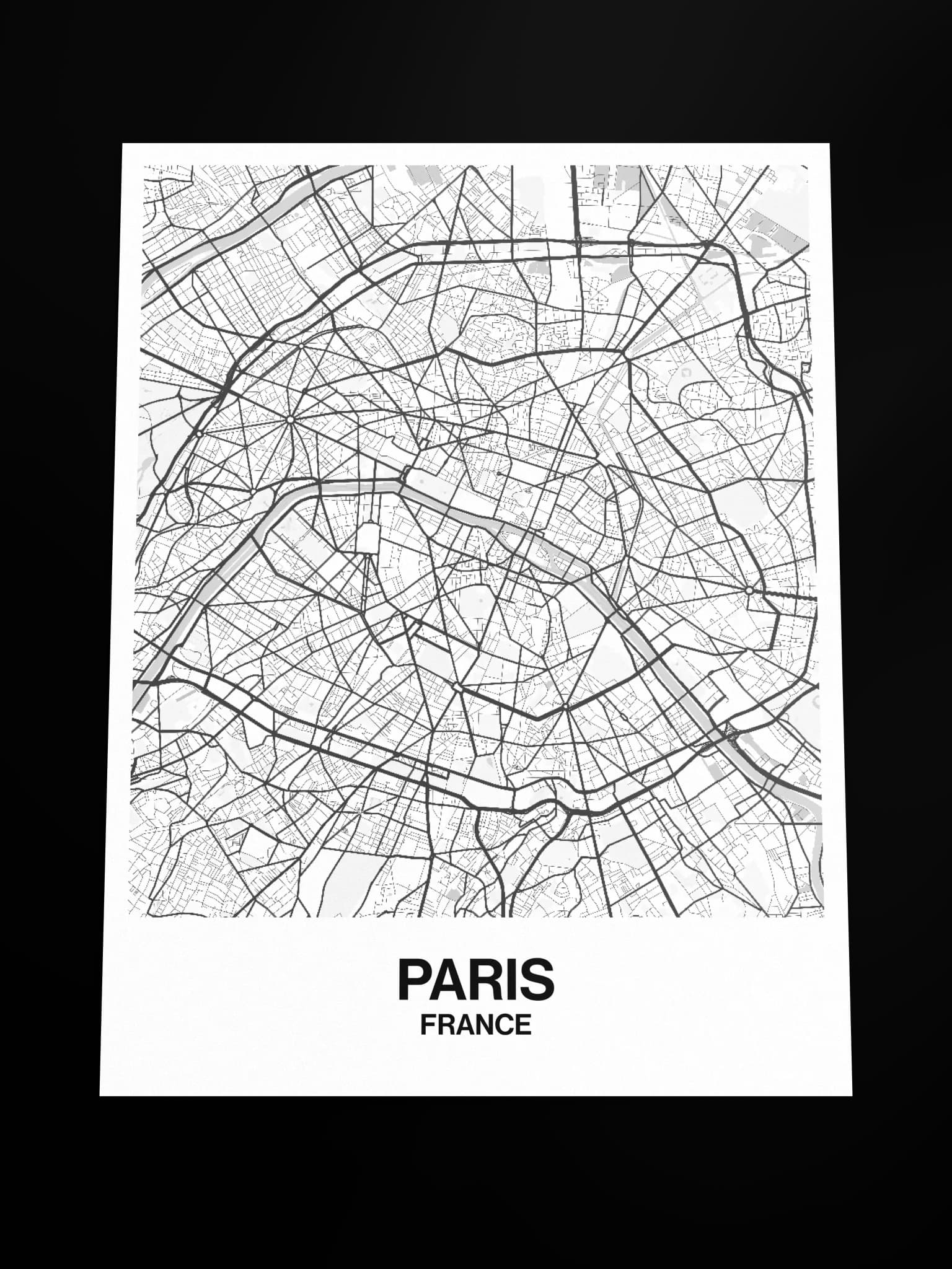 Paris map poster, image 6