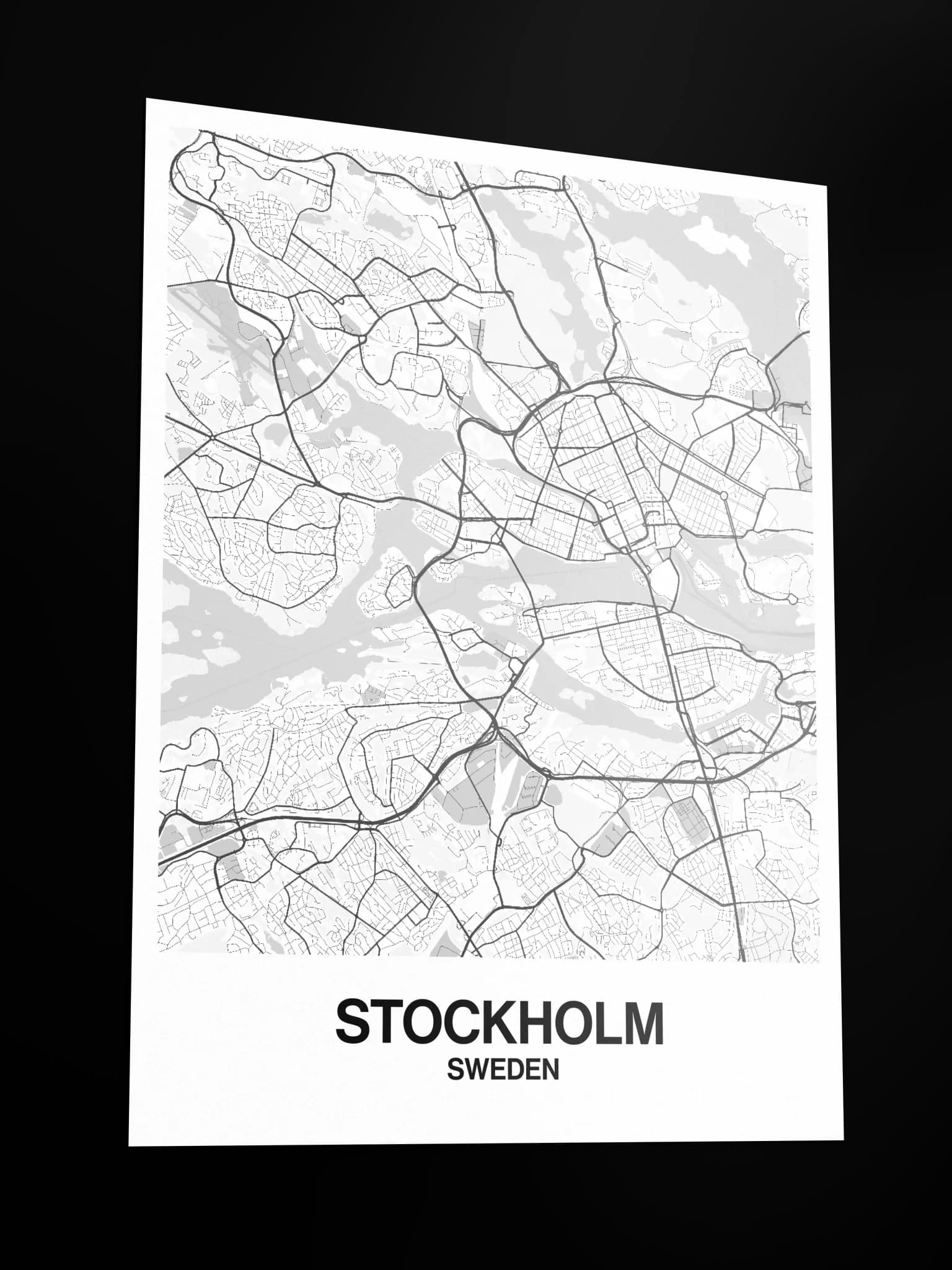 Stockholm map poster, image 5