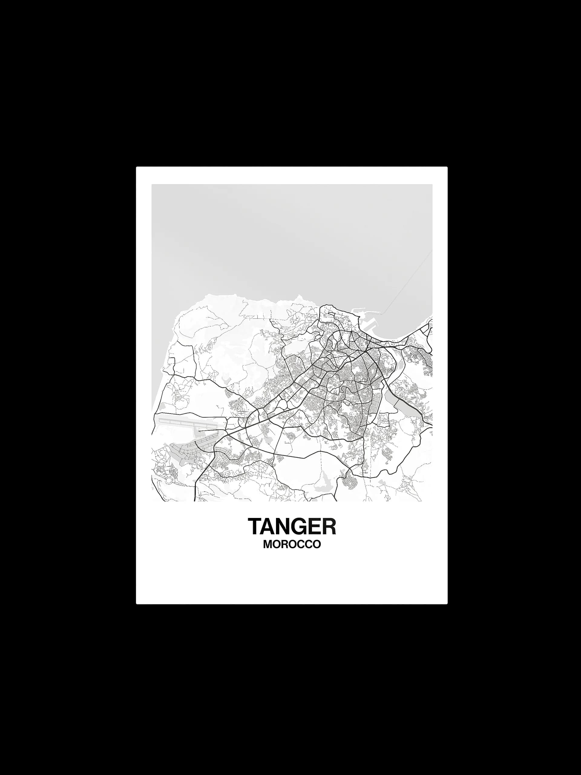 Tanger map poster, image 1