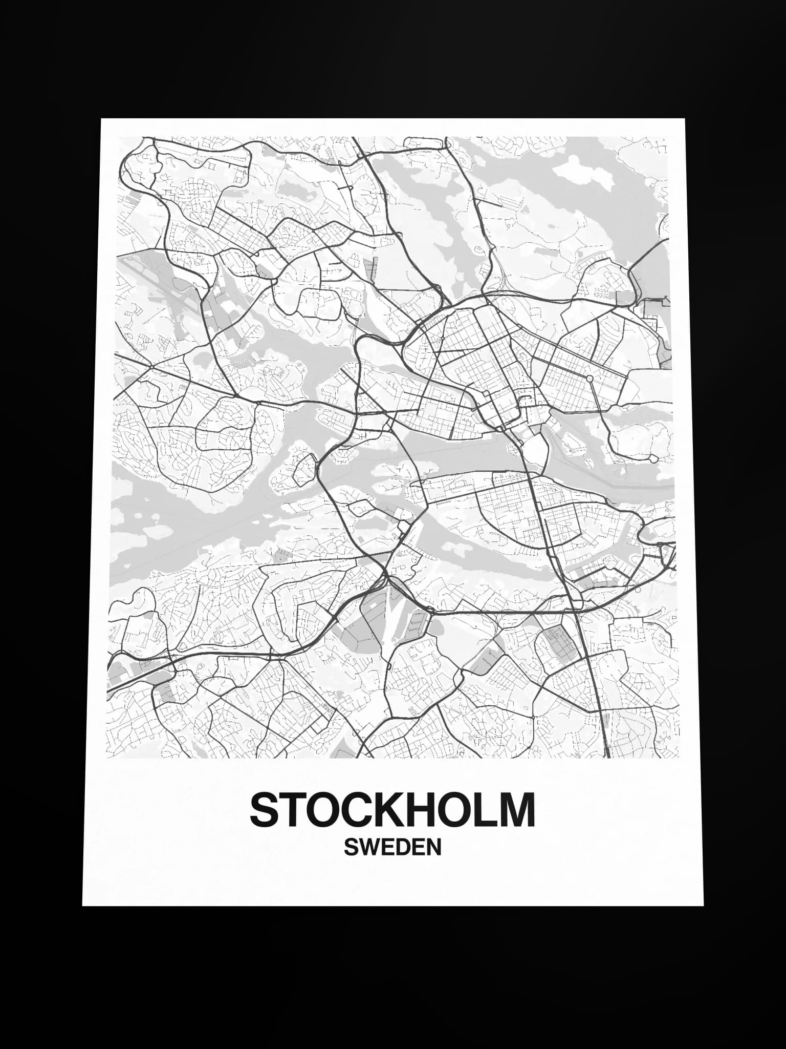 Stockholm map poster, image 6