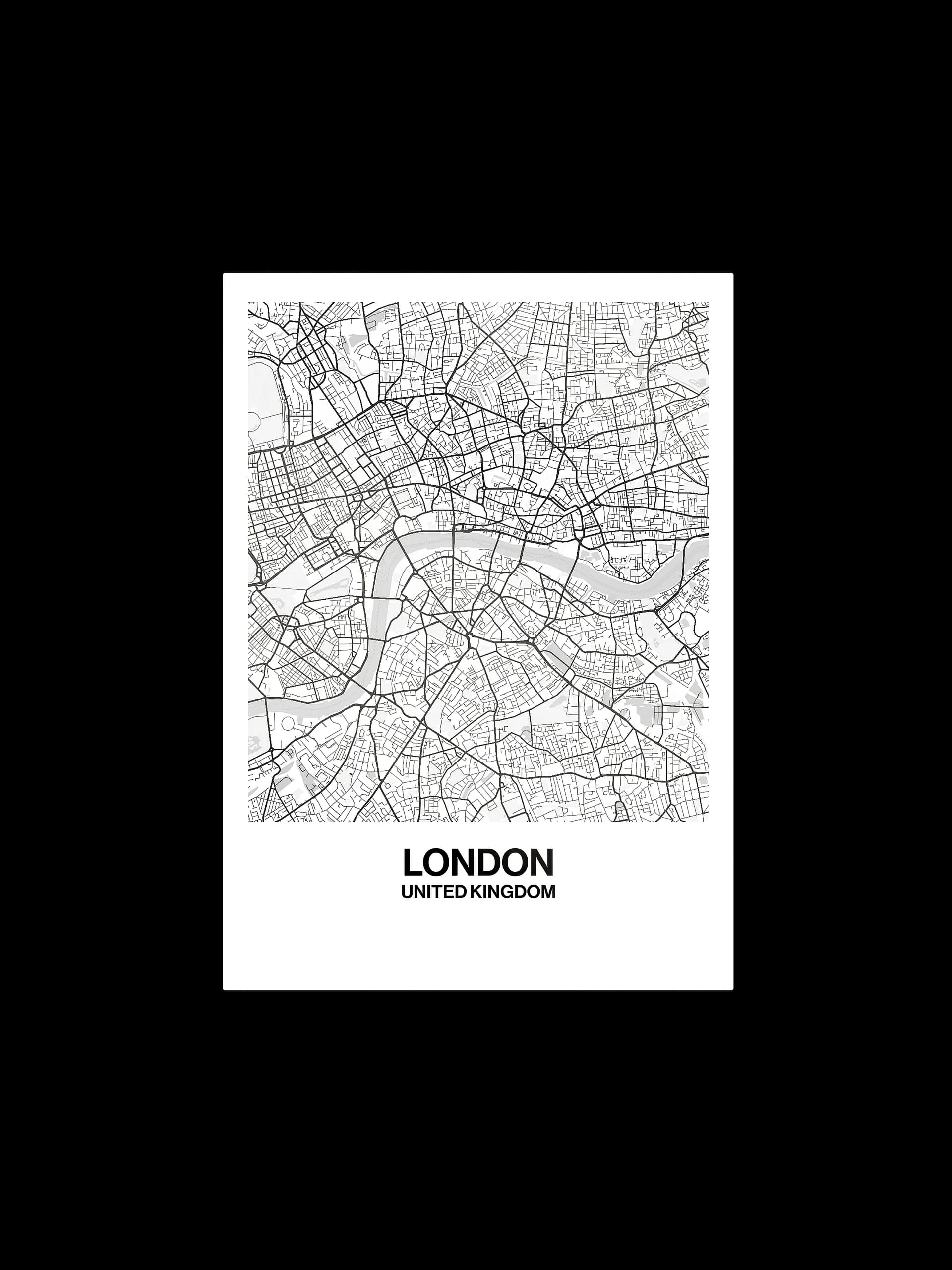 London map poster, image 1