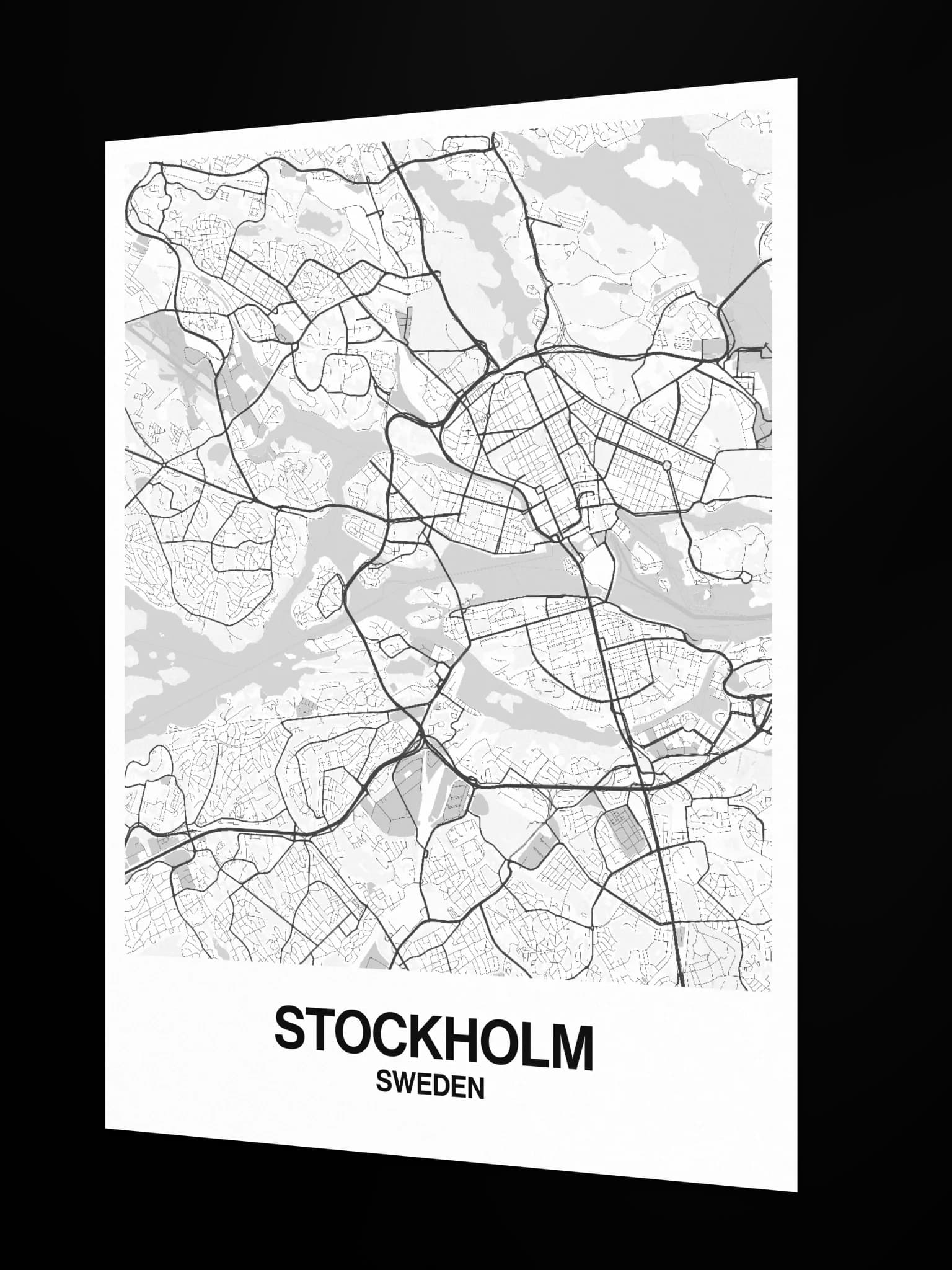 Stockholm map poster, image 4